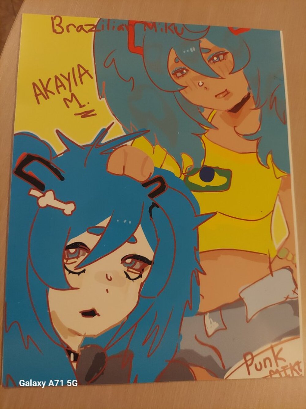 Vibrant Digital Art Print done by Little Kay of Kayandkira